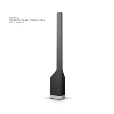 Powered Column PA System by Porsche Design Studio in Graphite Black