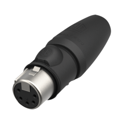 5 pole XLR female cable connector