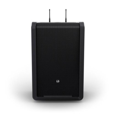 10" Portable battery-powered Bluetooth® PA System with mixer and 1x wireless handheld microphone