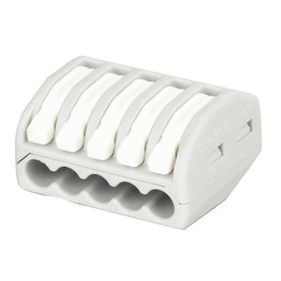 Cable Terminal - 5 way - White