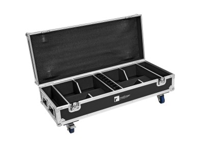 ROADINGER Flightcase 8x AKKU IP UP-4 QuickDMX with charging function