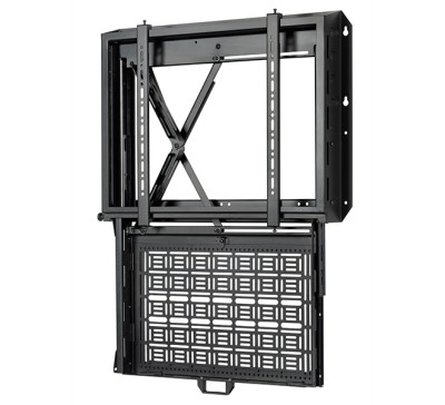 (TBC)Flat Screen Wall Mount With Pull-down AV Storage Tray (VESA 600 x 400) Blac