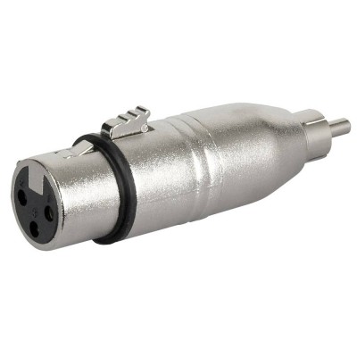 Adapter XLR F/RCA M