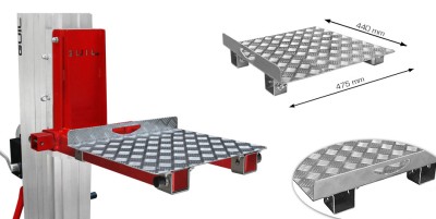 Plateforme pour élévateurs TORO série B.C.d'  réf. ACT-04/L