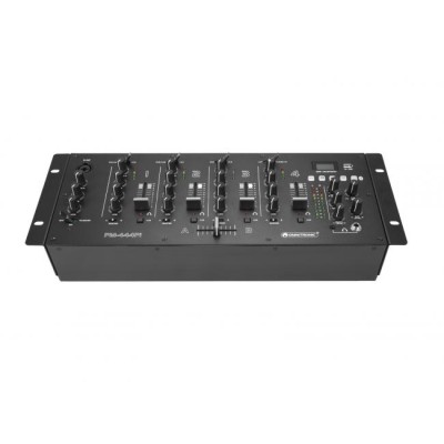 OMNITRONIC PM-444Pi 4-Channel DJ Mixer with Player & USB Interface