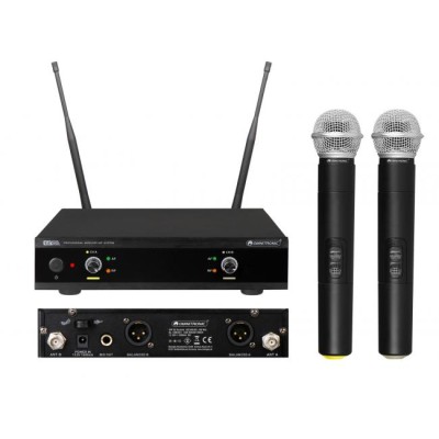 OMNITRONIC UHF-E2 Wireless Mic System 828.6/831.1MHz