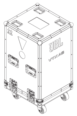 JBL VTX A 6 CASE Road Case for (4) VTX A6