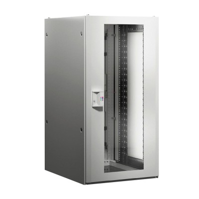 Rittal TX CableNet  Network rack, 24 U, 60 cm width, 120 cm height, 80 cm depth, with glass door and sidewalls