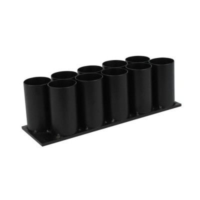 Pipe & Drape trolley - base plate pin holder black