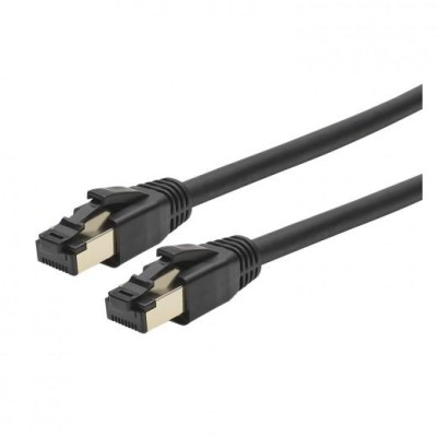 CAT.8.1 RJ45<>RJ45 black 15,00m