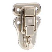 Drawbolt large padlockable nickel plated