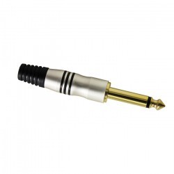 6.3 mm Jack Plug mono gold