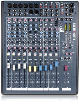 4 XLR Mic/Line Inputs [+ fader start], 2x XLR Telco channels, 4 st Channels, sta