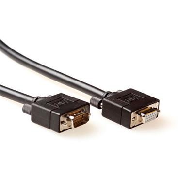 Ultra High Performance VGA extension cable male-female with molded hoods. Length