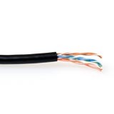 CAT5E U/UTP Stranded. Type: 305 m box, Black