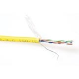 CAT5E F/UTP Stranded LSZH, Type: 100 m reel, Yellow