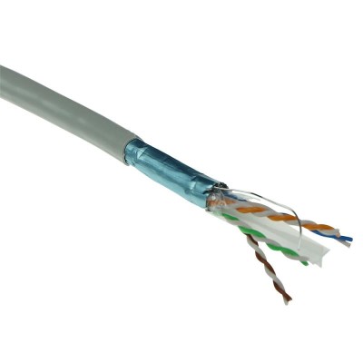 C6A F/UTP SOLID PVC ECA 305M - ACT Cat 6A F/UTP massieve installatiekabel, PVC,