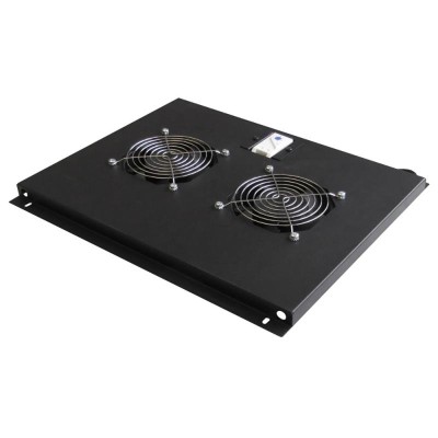 WP Rack Roof ventilation unit with two fans, 60 cm deep.