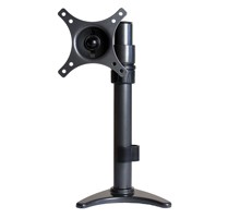 Flat Screen Desk Mount with Tilt & Swivel - Black