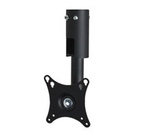 SYSTEM 2 Flat Screen Mount with Tilt & Swivel (VESA 100) for 50mm Poles - Black