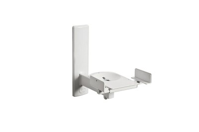 VENTRY - Side Clamping Loudspeaker Wall Mounts with Tilt & Swivel (Pair) - White