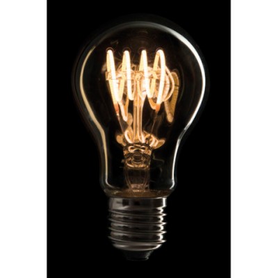 LED Filament Bulb A60 4W 2200K IC Dim E27 Gold glass cover