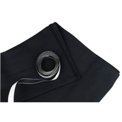 Skirt for Stage elements 6mtr wide, 0,4mtr high Black 320gr