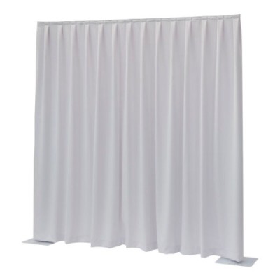 P&D Dimout 300(h)x300cm(w) Pleated, White