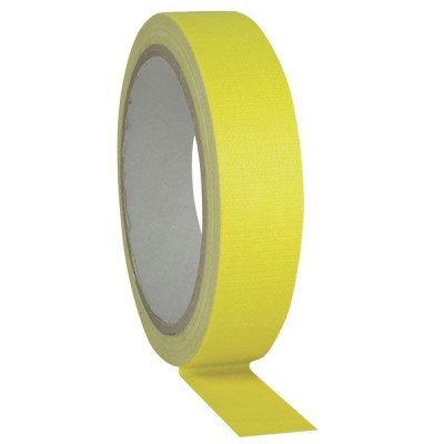 Gaffa Tape Neon Yellow 25mtr  19mm