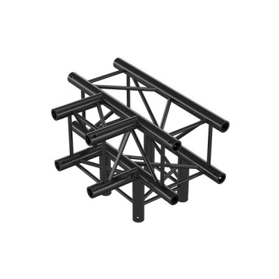 T-cross + Down 4-way Heavy Duty Black Pro-30 Square F Truss