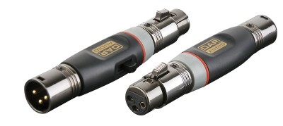 3p XLR M/ 3p XLR F phase rev, (switch) adapter