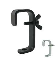 HOOK CLAMP 50mm LIGHT DUTY (20 x 3 flat) (black)