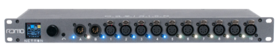 RDM10 - Dual-DMX Input, 10 port RDM Splitter, Merger & EtherDMX Gateway