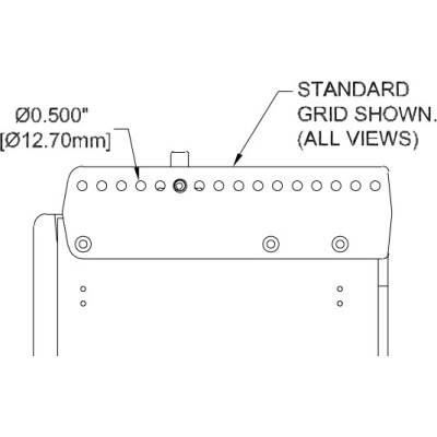 EVA standard grid, white