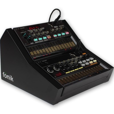 Fonik Audio Stand For 2 x Korg Volca (Black)