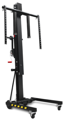 LIFTING TOWER WITH ADAPTORS FOR LARGE AND HEAVY SCREENS, BLACK FINISH, MAXIMUM L