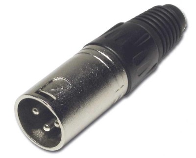 FXM/CH - Male XLR connector - Chromium plating