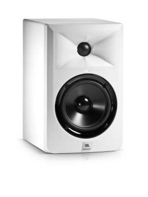 Jbl LSR305 WH - Bi-amplified Studio Monitor,Magnetically-Shielded, 5" woofer, Tweeter