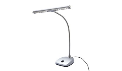 Led piano lamp Silver