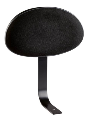 Backrest Black fabric