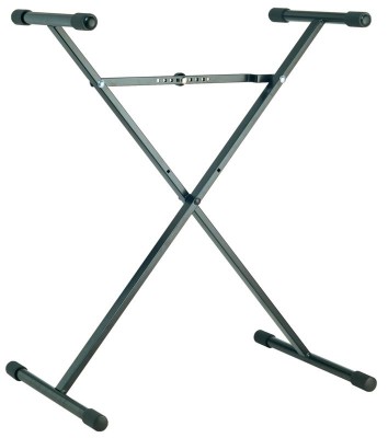 K&M Keyboard Stand X-Style Zwart