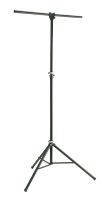 K&M Licht Stand Diameter 35mm tot 3000mm hoog Zwart