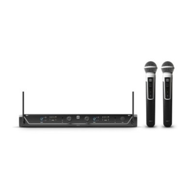 Dual - Wireless Microphone System with 2 x Dynamic Handheld Microphone - 514 - 5