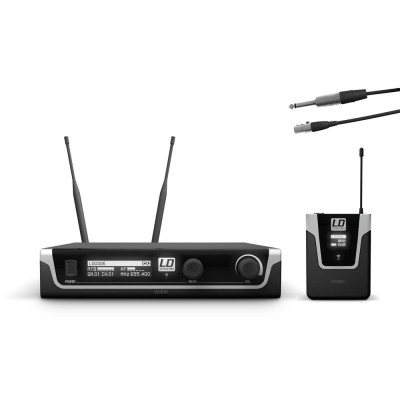 Wireless Microphone System with Bodypack and Guitar Cable - 655 ƒ?? 679 MHz.