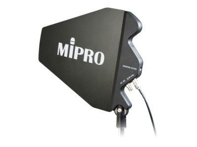 UHF Mipro AT-90W - Wideband Transmitting and Receiving Log Antenna (w/ built-in Booster) (cover
