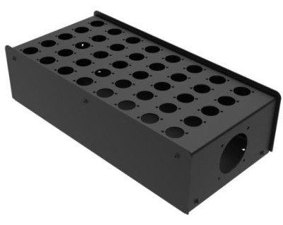 Penn R2350-40 - stagebox 40x D-gat, - zwart - prijs per 1 stuk - stage box 40x D-hole, - black - price per piece