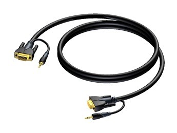 (20) SVGA male & 3.5 mm Jack male stereo - SVGA male & 3.5 mm Jack male stereo 3