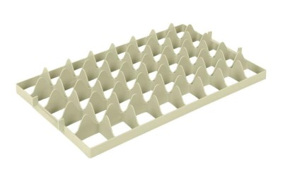 (16)EURONORM SEPARATOR 5X8 VAKKEN (BOVENAAN) BEIGE -  65 MM - per piece