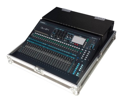 Case for Allen & Heath QU24 digital mixer with doghouse