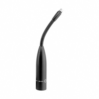 Gooseneck for ME 34/35/36, 15 cm long, 3-pin XLR-M, 12-48 V phantom, black